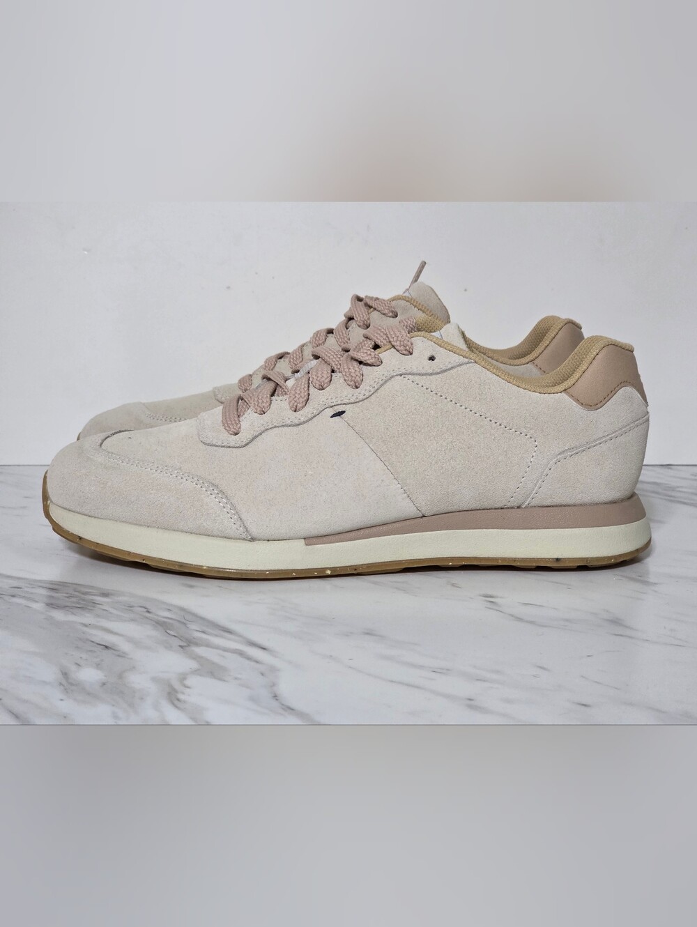 FootJoy Beige Suede Low-Profile Men's Sneakers